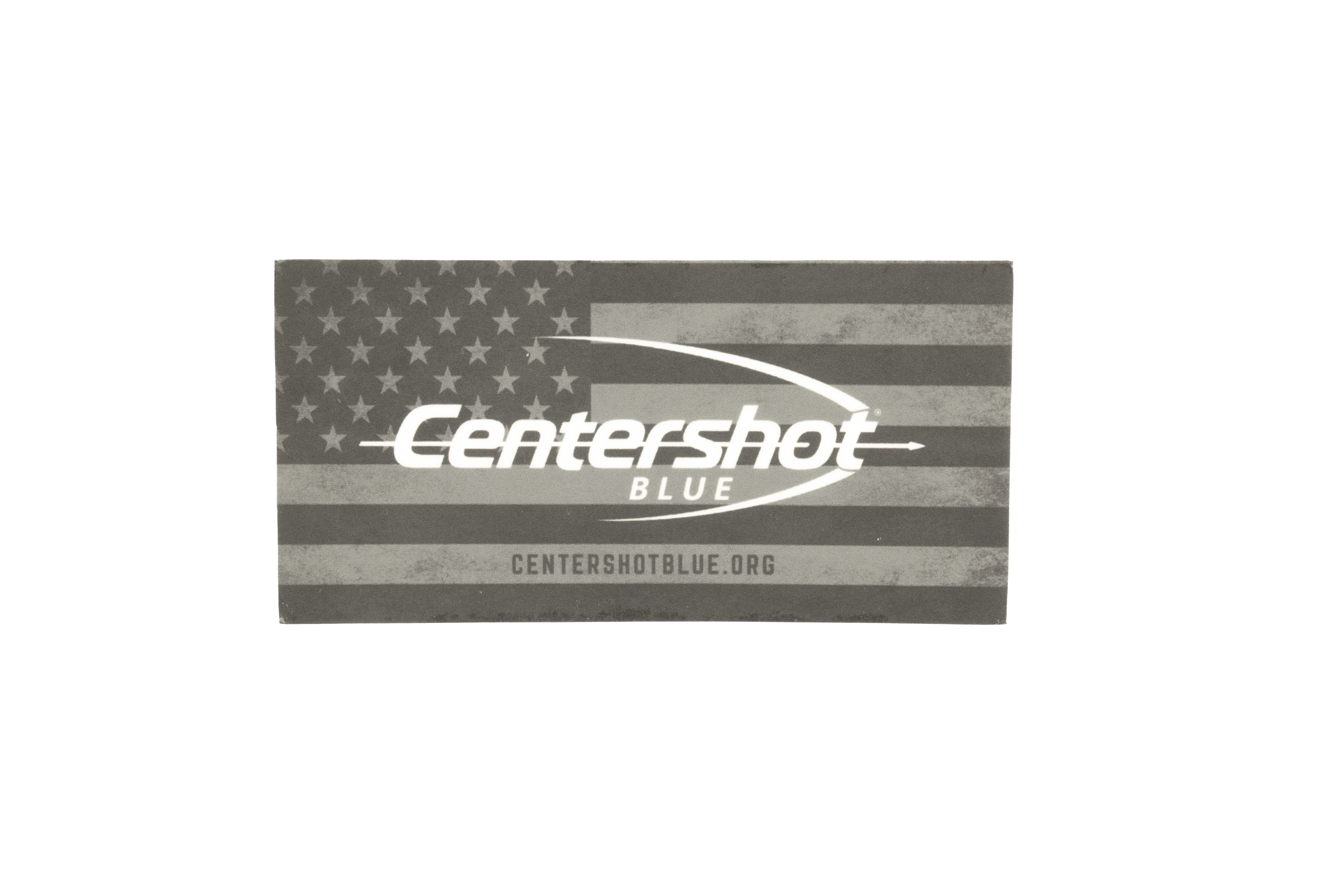 Centershot Blue Sticker
